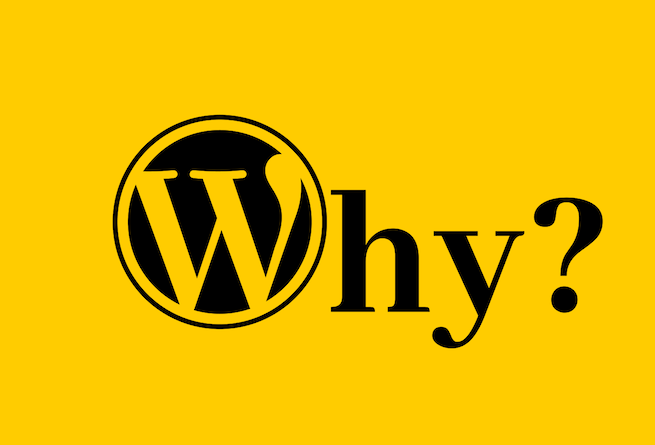 WordPress logo for Why Use WordPress blog post