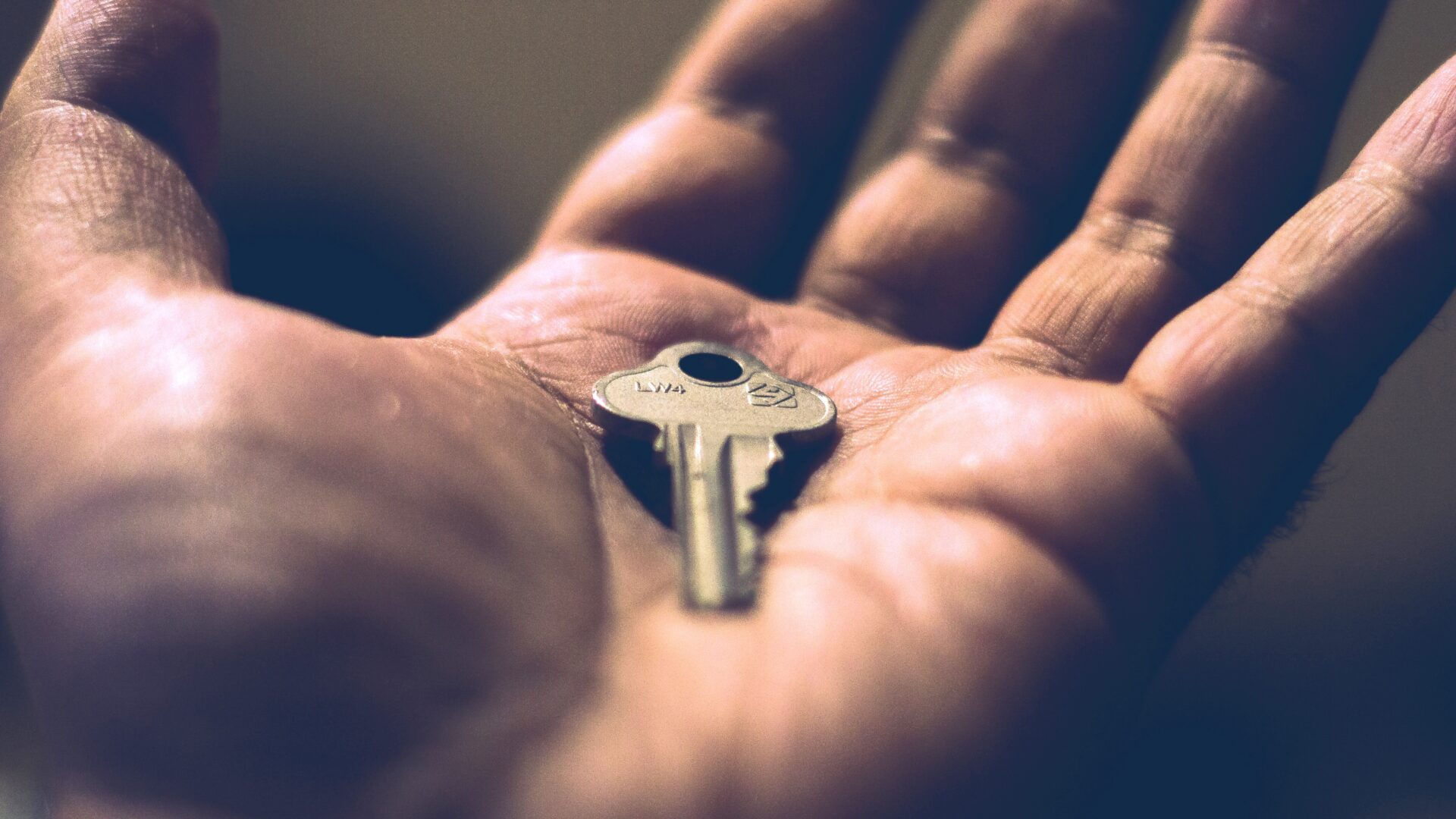 photo of Key in hand