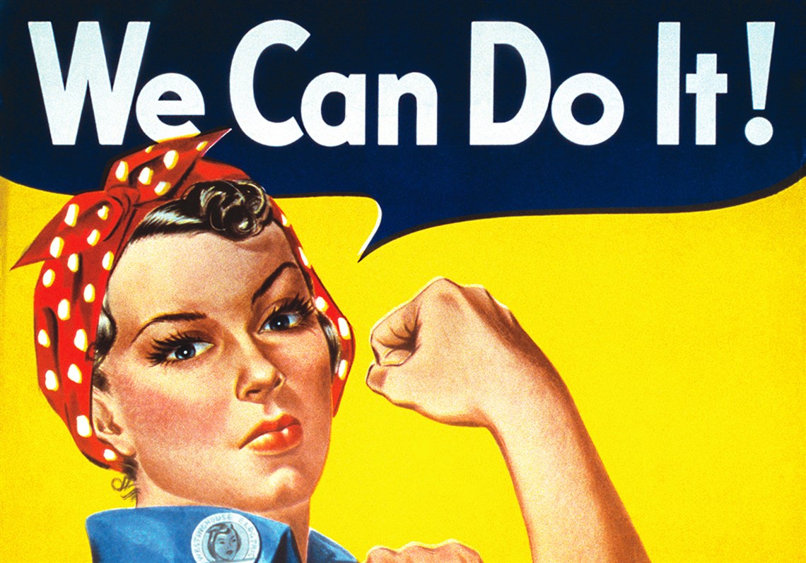 1943 World War 2 'we can do it' poster