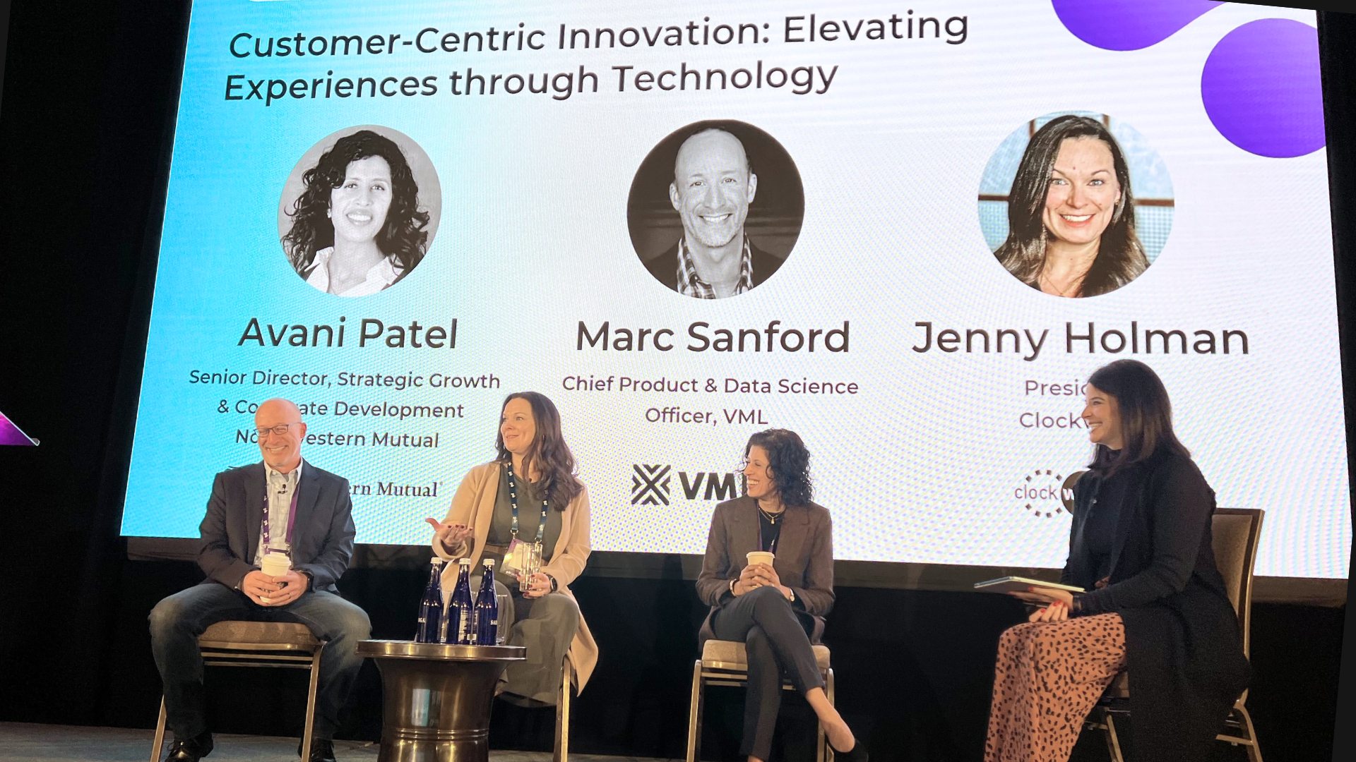 Clockwork President, Jenny Holman, on stage as a panel member for Customer-centric innovation – Elevating experience through technology at the GDS Digital Innovation Summit in Boston